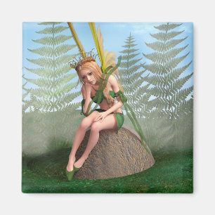 Waldprinzessin, Feen-Schmetterling Magnet
