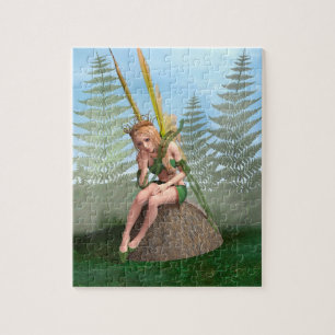 Waldprinzessin, Feen-Schmetterling Puzzle