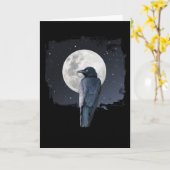Waldrabe Cold Moon Karte (Gelbe Blume)