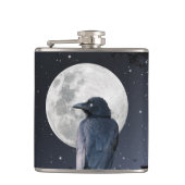 Waldrabe Kalter Mond Flachmann (Vorderseite)