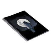 Waldrabe Kalter Mond Notizblock (Rechte Seite)