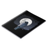 Waldrabe Kalter Mond Notizblock (Linke Seite)