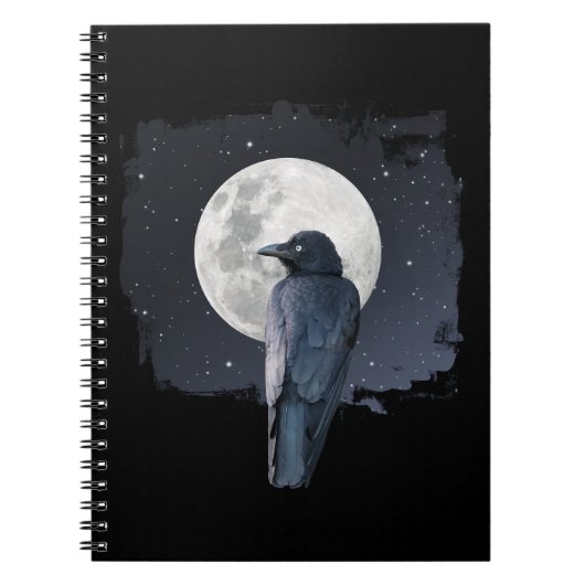 Waldrabe Kalter Mond Notizblock (Vorderseite)