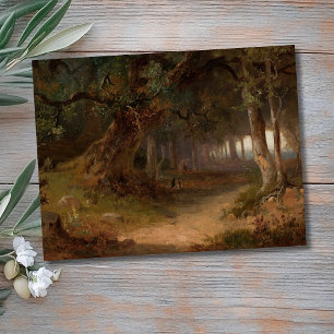 Waldrand - Józef Szermentowski Postkarte