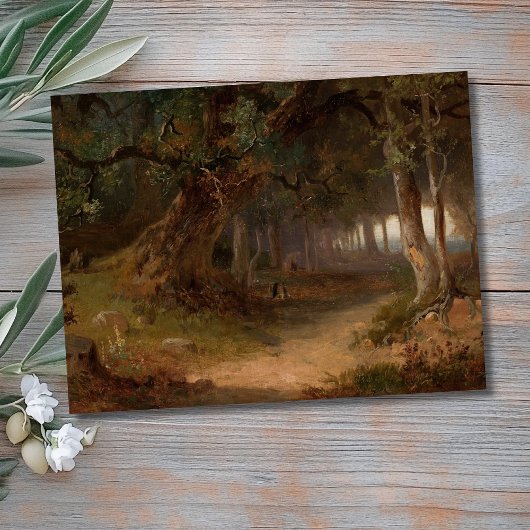 Waldrand - Józef Szermentowski Postkarte