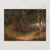 Waldrand - Józef Szermentowski Postkarte (Vorderseite)