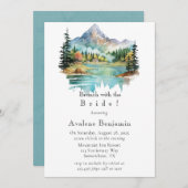 Waldrandbrunch mit Bride Einladung (Vorne/Hinten)
