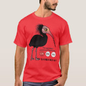 Waldrapp Kritisch gefährdeter Vogelfreund T-Shirt (Vorderseite)