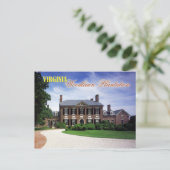 Waldrasenplantation, Virginia Postkarte (Stehend Vorderseite)