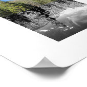 Waldreflexionsfotografie Poster (Ecke)