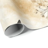 Waldreh-Tiermuster Geschenkpapier (Rolleneckpunkt)