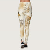 Waldreh-Tiermuster Leggings (Rückseite)
