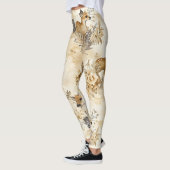 Waldreh-Tiermuster Leggings (Links)