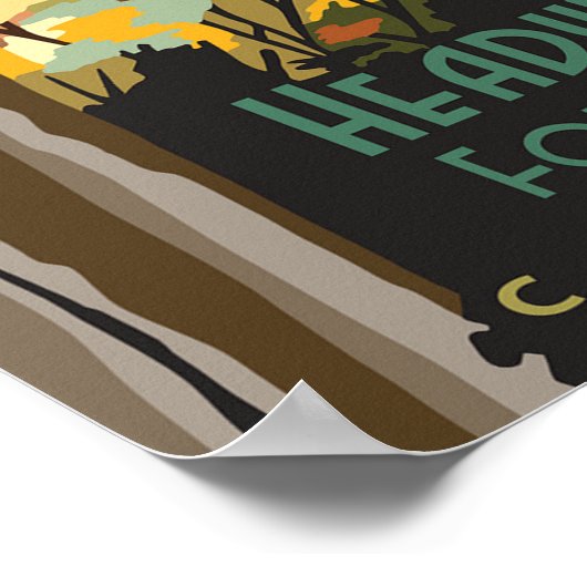 Waldreservat Poster (Ecke)