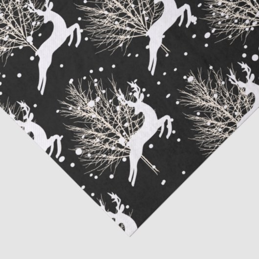 Waldrinder - Schwarz Seidenpapier (Detail)