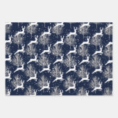 Waldrinder - Weihnachten Geschenkpapier Set (Vorderseite 2)