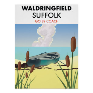 Waldrinfield Suffolk Ravel Poster. Poster