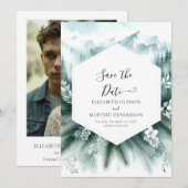 Waldromantische Hochzeit Save The Date (Vorne/Hinten)