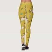 Waldronen: Vintages Blumenmuster Leggings (Rückseite)
