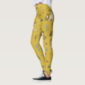 Waldronen: Vintages Blumenmuster Leggings (Links)
