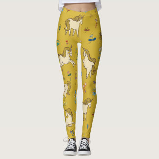 Waldronen: Vintages Blumenmuster Leggings