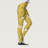 Waldronen: Vintages Blumenmuster Leggings (Rechts)