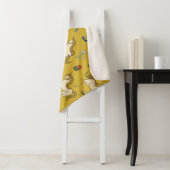 Waldronen: Vintages Blumenmuster Sherpadecke (Beispiel)