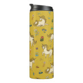 Waldronen: Vintages Blumenmuster Thermosbecher (Nach rechts gedreht)
