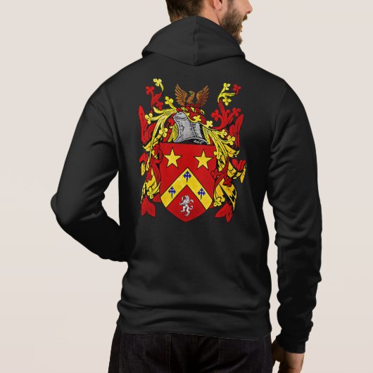 Waldrop Coat of Arms Men's Hoodie (Rückseite)