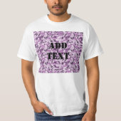 Waldrosa/Lila Camouflage T-Shirt (Vorderseite)