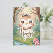 Waldrössling Dankeskarte (Stehend Vorderseite)