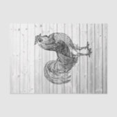 Waldroster, geerbt, Stallholz 1 Decoupage Seidenpapier (Vorderseite)