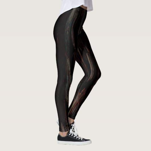 Waldrote Baumrinden-Leggings 2 Leggings (Rechts)