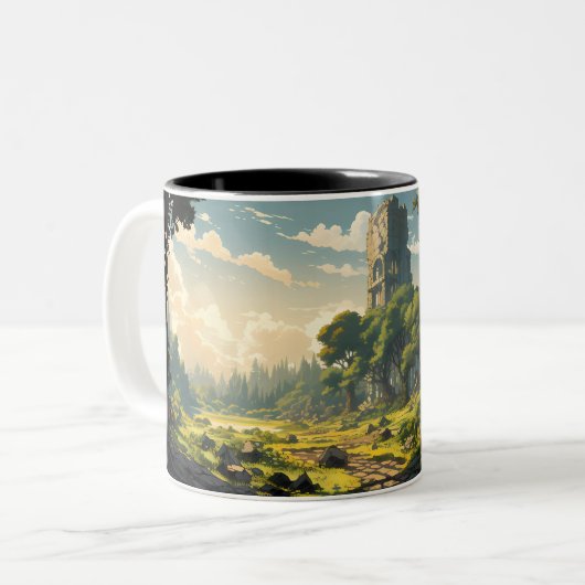 Waldrubinbahn Zweifarbige Tasse (Vorderseite Links)