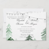 Waldsaitenhochzeit Einladung (Vorderseite)