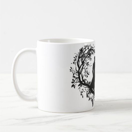 Waldschädigung Kaffeetasse (Links)