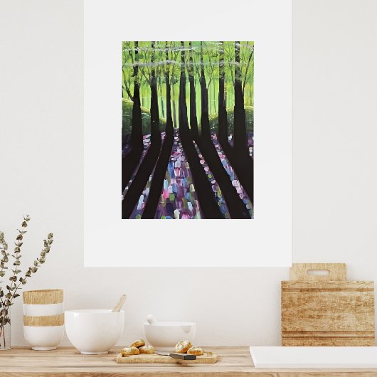 Waldschatten Poster (Küche)