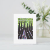 Waldschatten Postkarte (Stehend Vorderseite)