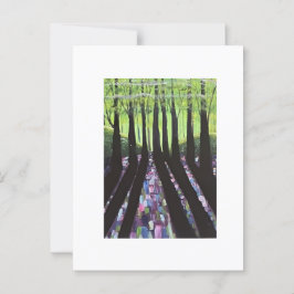 Waldschatten Postkarte