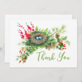 Waldschätze Personalisiert Dankeskarte (Vorne/Hinten)