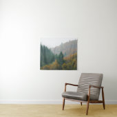 Waldschichten im Nebelwald verschwinden Wandteppich (Beispiel (Horizontal))