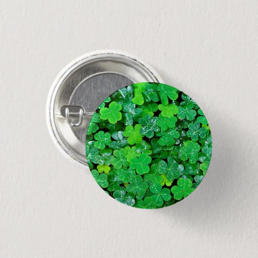 Waldschild im Frühling Button (Vorne & Hinten)