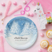 Waldschnee-Bäume des Brautparty-Party-| schneiende Pappteller (Party)