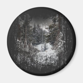 Waldschneebaume | Snowy Forest Magnet