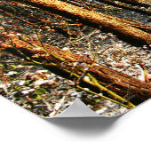 Waldschneeszene Poster (Ecke)