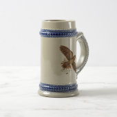 Waldschnepfe bierglas (VorderseiteRechts)