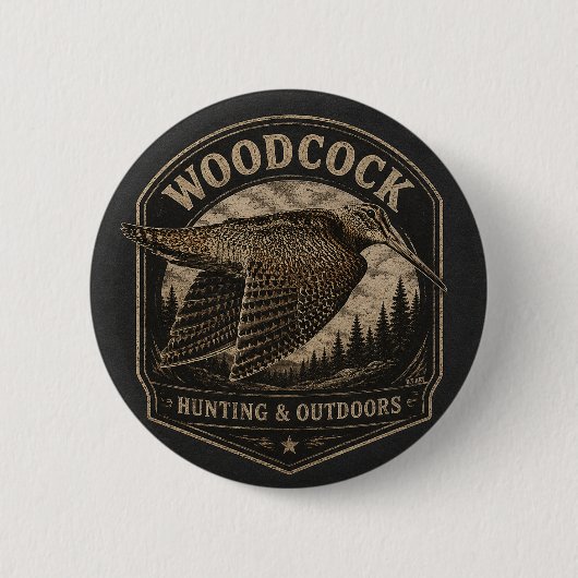 Waldschnepfe  button (Vorderseite)