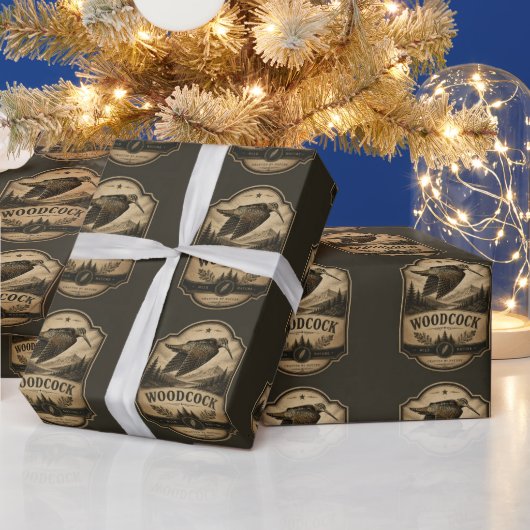 Waldschnepfe geschenkpapier (Feiertage)
