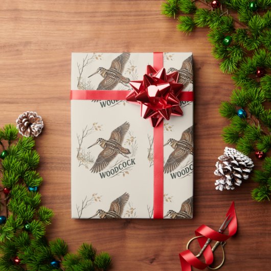 Waldschnepfe  geschenkpapier (Feiertagsgeschenk)
