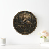 Waldschnepfe  große wanduhr (Zuhause)